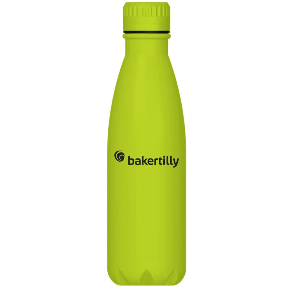 Nova pure steel water bottle 500ml - growth green