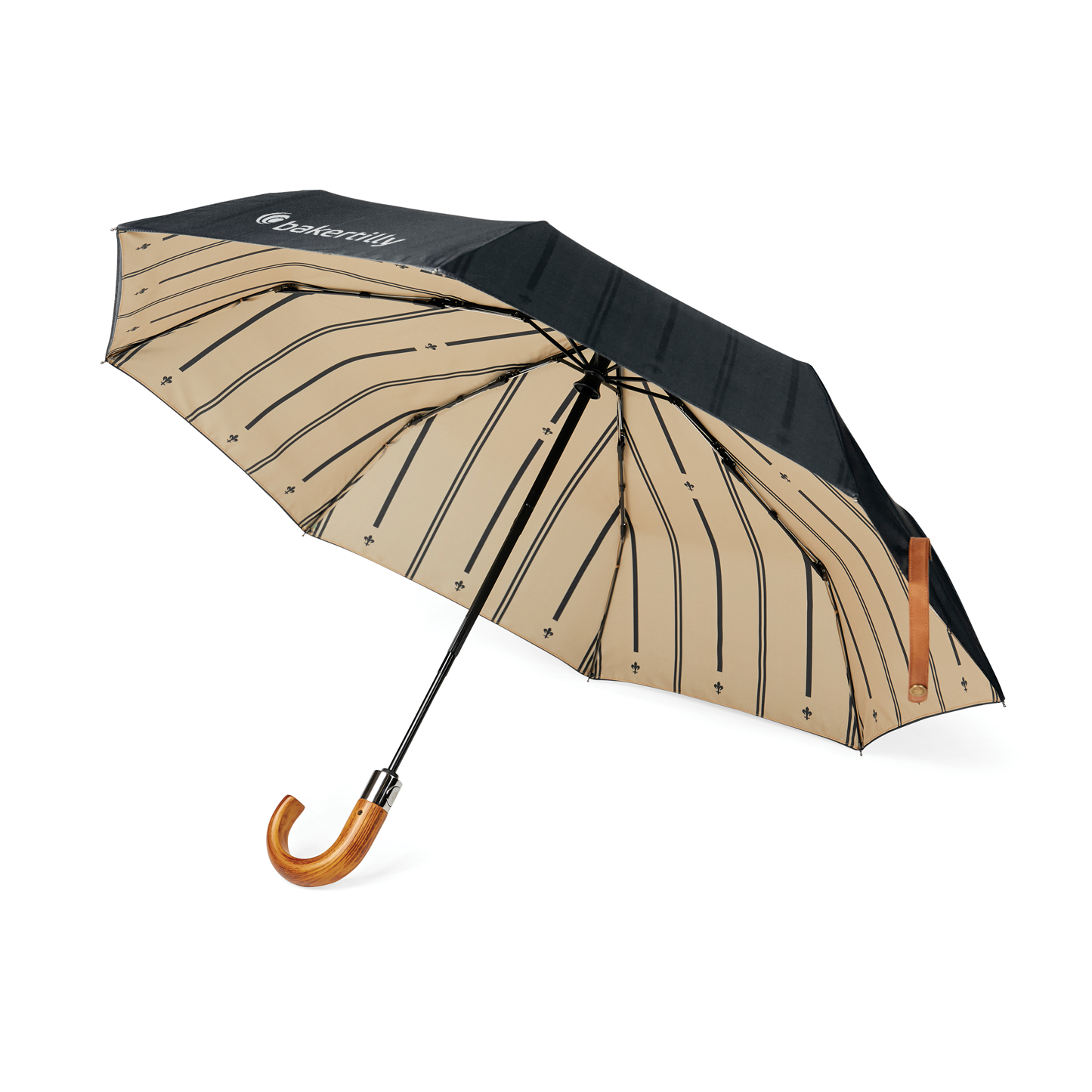Deluxe recycled PET foldable umbrella 21"